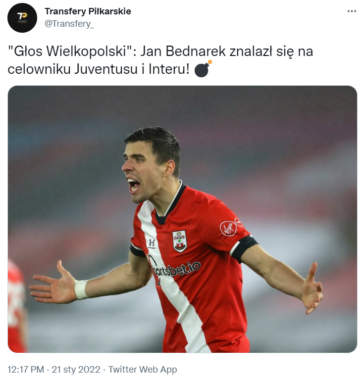 DWA WIELKIE KLUBY z Serie A chcą Jana Bednarka!